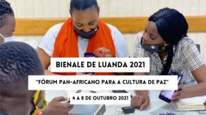 Cartaz oficial da Bienal de Luanda