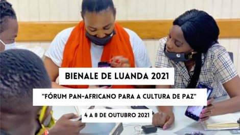 Cartaz oficial da Bienal de Luanda