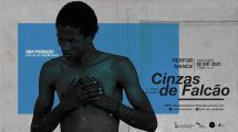 Dério Quinto no cartaz de "Cinzas de Falcão"